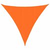 vidaXL oxford-kangast p&auml;ikesepuri, kolmnurkne, 3 x 3 x 3 m, oranž