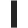 vidaXL sahtlitega kapp, must, 30x41x174,5 cm, tehispuit