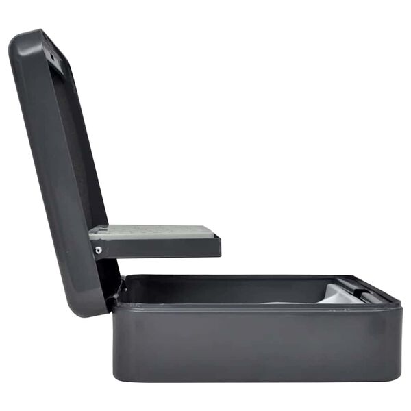 vidaXL Rahaalus lukuga Tumehall 30 x 24 x 9 cm Teras