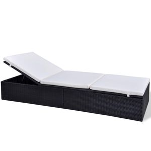 vidaXL Sunlounger Must pol&uuml;rotang