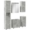 vidaXL Vannitoa m&ouml;&ouml;bleset TULUM 5 pcs Betoonhall 60 x 34 x 63 cm