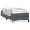 vidaXL Box Vedruvoodi madratsiga Tumehall 100x220 cm samet