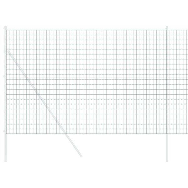 vidaXL Euroopa aed Roheline 1.5 x 10 m PVC-kaetud raud