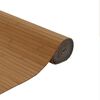vidaXL vaip, ristk&uuml;likukujuline, pruun, 80 x 500 cm, bambus