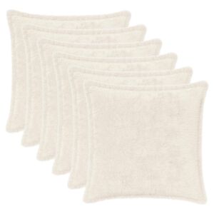 vidaXL Diivanipadi 6 tk HOUTEN Valge 30 x 30 cm Vale k&uuml;&uuml;liku