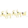 vidaXL LED P&otilde;hjap&otilde;drad 5 tk H&otilde;bedane 43 x 18 x 66 cm kangas