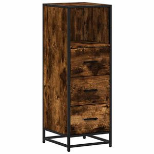 vidaXL vannitoakapp suitsutamm 35x37,5x100 cm ehituspuit