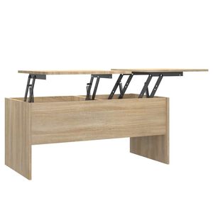 vidaXL kohvilaud, Sonoma tamm, 102x50,5x46,5 cm, tehispuit