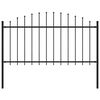 vidaXL aiapiire Woerden odaotsaga, terasest, 170 x 150 cm, must