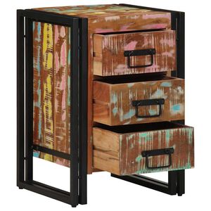 vidaXL &Ouml;&ouml;lambi kapp sahtliga 40 x 40 x 59 cm Tugev taastatud puit