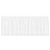 vidaXL Lina Kardin kardinatega Lilled Valge 80 x 400 cm Pol&uuml;ester