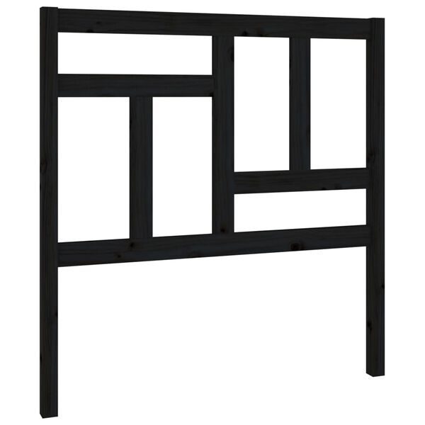 vidaXL voodipeats, must, 95,5 x 4 x 100 cm, männipuit