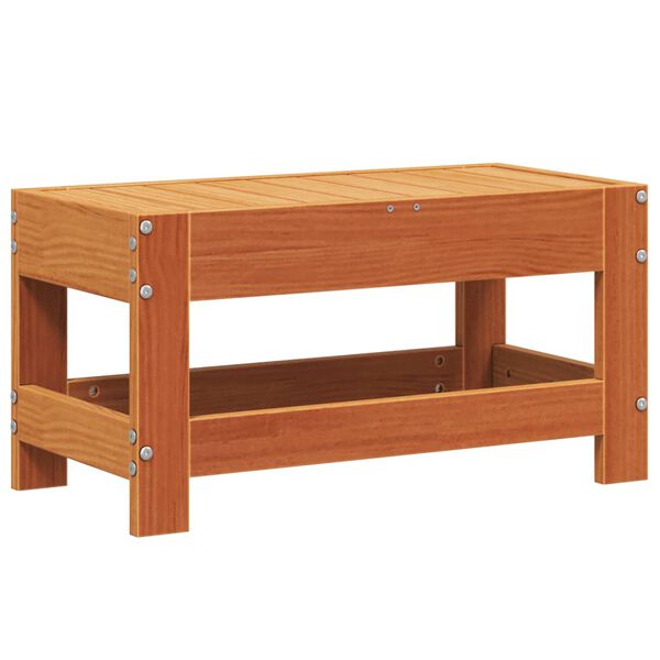 vidaXL aia jalapink, vahapruun, 62 x 30 x 32 cm, m&auml;nnipuit