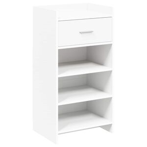 vidaXL Kinga kapp sahtliga Valge 48 x 36 x 92 cm Tehispuit