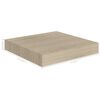 vidaXL seinariiulid, 2 tk, tammev&auml;rvi, 23 x 23,5 x 3,8 cm MDF