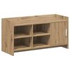 vidaXL Kinga kapp 100 x 39,5 x 51 cm Tehispuit Artisan tamm