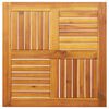 vidaXL lauaplaat, 70x70x2 cm, kandiline, akaatsiapuit