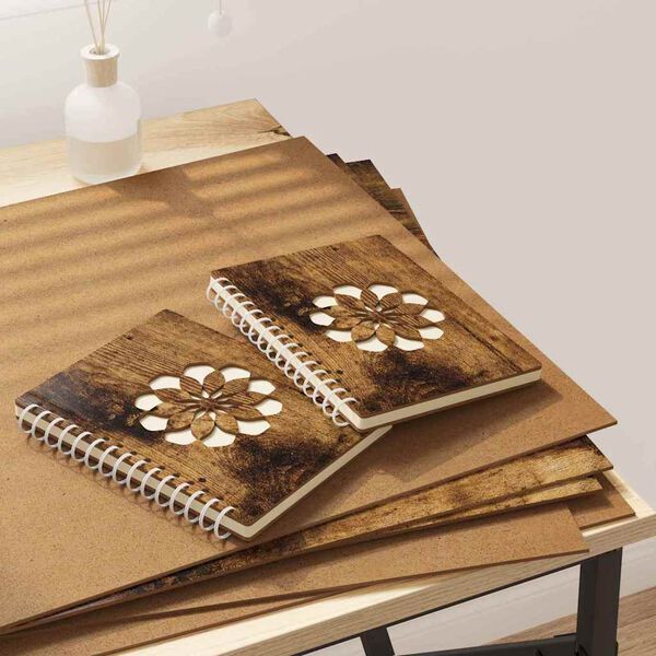 vidaXL Dekor Paneelid 50 pcs Suitsetatud tamm 40 x 60 x 0.27 cm