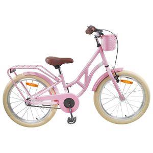 vidaXL Laste Bike 24 Tolli 8-12 aastastele Hele roosa