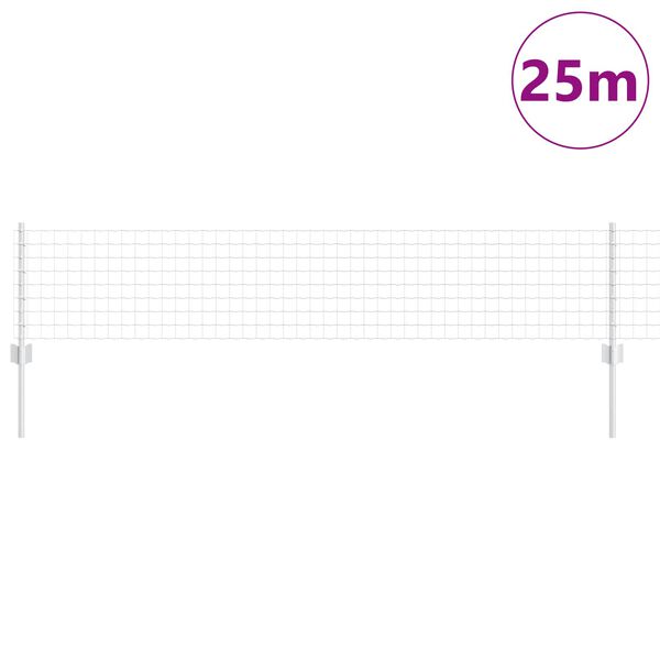 vidaXL Aed koos postiga H&otilde;bedane 0,4 x 25 m Teras