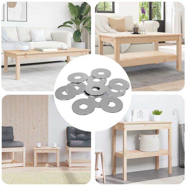 vidaXL Mutrid 9000 pcs H&otilde;bedane Raud