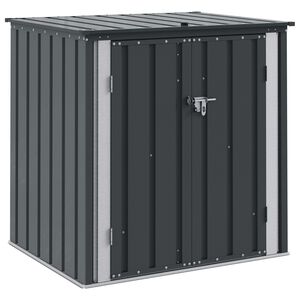 vidaXL Aia Salvestuskast Must 101,5 x 82 x 100 cm Teras