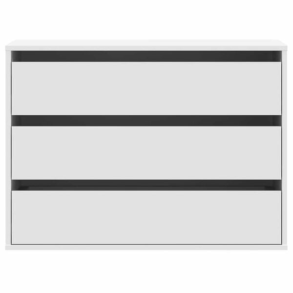 vidaXL nurga kummut, valge, 80x41x58 cm, tehispuit