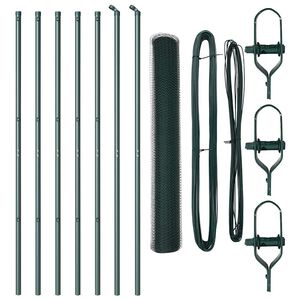 vidaXL Aiapost Roheline