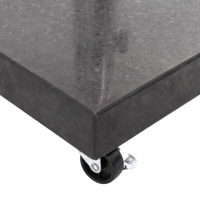 vidaXL päevavarju alus graniit 30 kg, ruudukujuline, must