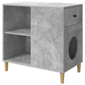 vidaXL Kassi Maja Betoon 72 x 42.5 x 70 cm Tehispuit