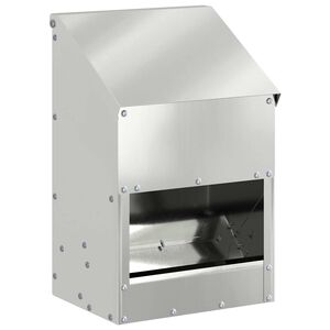 vidaXL Kanali feeder H&otilde;bedane 21 x 16 x 33 cm Tsinkteras