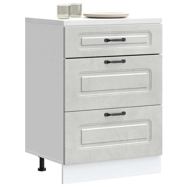 vidaXL k&ouml;&ouml;gi aluskapp, Kalmar, betoonhall, tehispuit