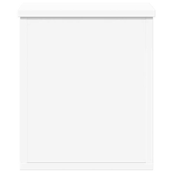 vidaXL hoiukast, valge, 30 x 35 x 35 cm, tehispuit