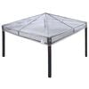 vidaXL Gazebo katte vahetus 300 x 300 x 26 cm L&auml;bipaistev PVC