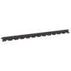 vidaXL Murupiire 50 tk 102 x 4 x 4 cm Teras Must