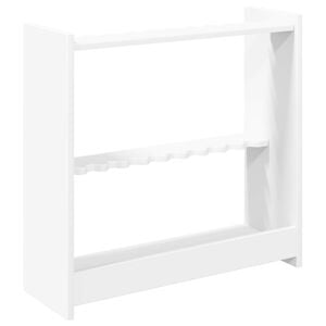 vidaXL Billiardi keppide hoidja Tehispuit 60 x 20 x 57 cm Valge