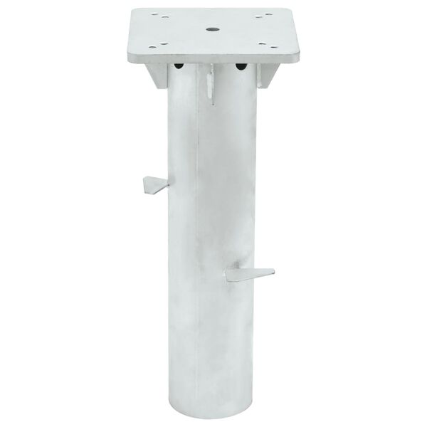 vidaXL maasisene p&auml;ikesevarju alus, h&otilde;bedane, 16 x 16 x 39,5 cm, teras