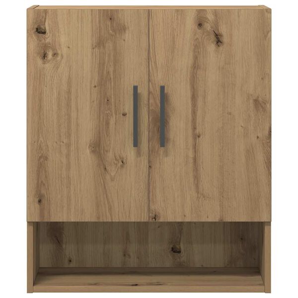 vidaXL Seinakapp Artisan tamm 60x31x70 cm Engineered Wood