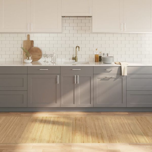 vidaXL vaip, ristk&uuml;likukujuline, naturaalne hele, 100 x 400 cm, bambus