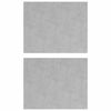 vidaXL Astme katte Ristk&uuml;lik 2 pcs H&otilde;bedane 50 x 40 cm Alumiinium