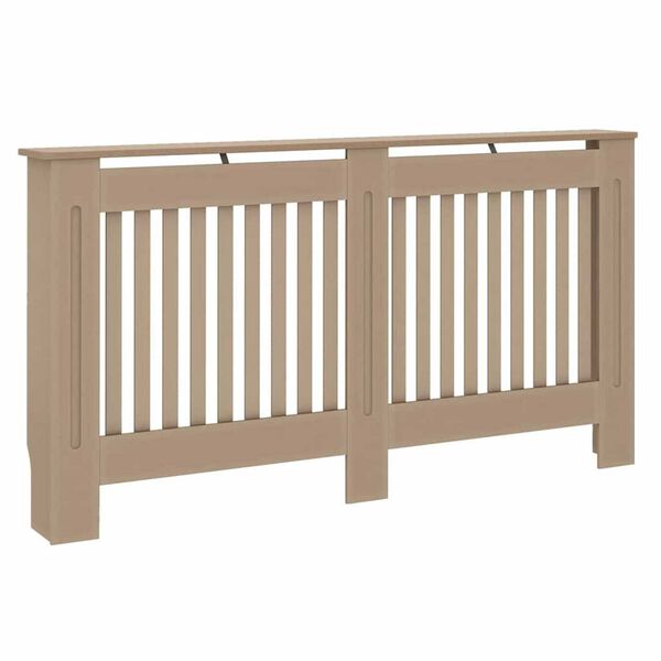 vidaXL Radiaatori kate 2 pcs Pruun 152 x 19 x 81,5 cm Tehispuit