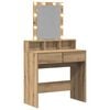 vidaXL Dressing Table k&auml;sit&ouml;&ouml;tamm 80 x 41 x 144.5 cm Tehispuit
