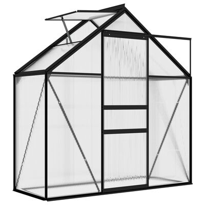 vidaXL kasvuhoone, antratsiithall, alumiiniumist 1,33 m²