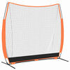 vidaXL Pesapalli harjutusv&otilde;rk Must 250 x 106,5 x 210 cm Pol&uuml;ester