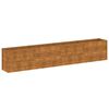 vidaXL aiapeenar 385 x 50 x 69 cm Corten terasest