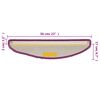 vidaXL trepimatid 10 tk 56 x 17 x 3 cm violetsed poolringikujulised