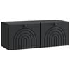 vidaXL Rippuv TV kapp Must 78,5 x 31 x 30 cm Tehispuit