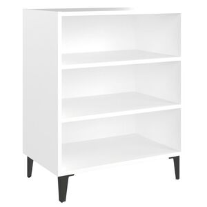 vidaXL puhvetkapp, valge, 57x35x70 cm, puitlaastplaat