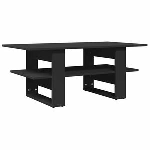 vidaXL kohvilaud, must, 102 x 55 x 42 cm, tehispuit