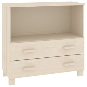 vidaXL puhvetkapp "HAMAR", meepruun, 85x35x80 cm, männipuit